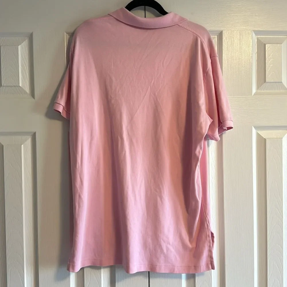 POLO Ralph Lauren Men’s Pink Short-sleeve Polo Shirt Size L